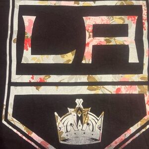 Fanatics Black Floral Long Sleeve Tee